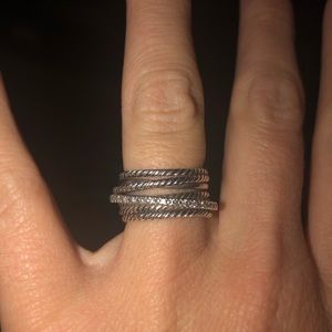 Authentic David Yurman Crossover with Diamonds.
